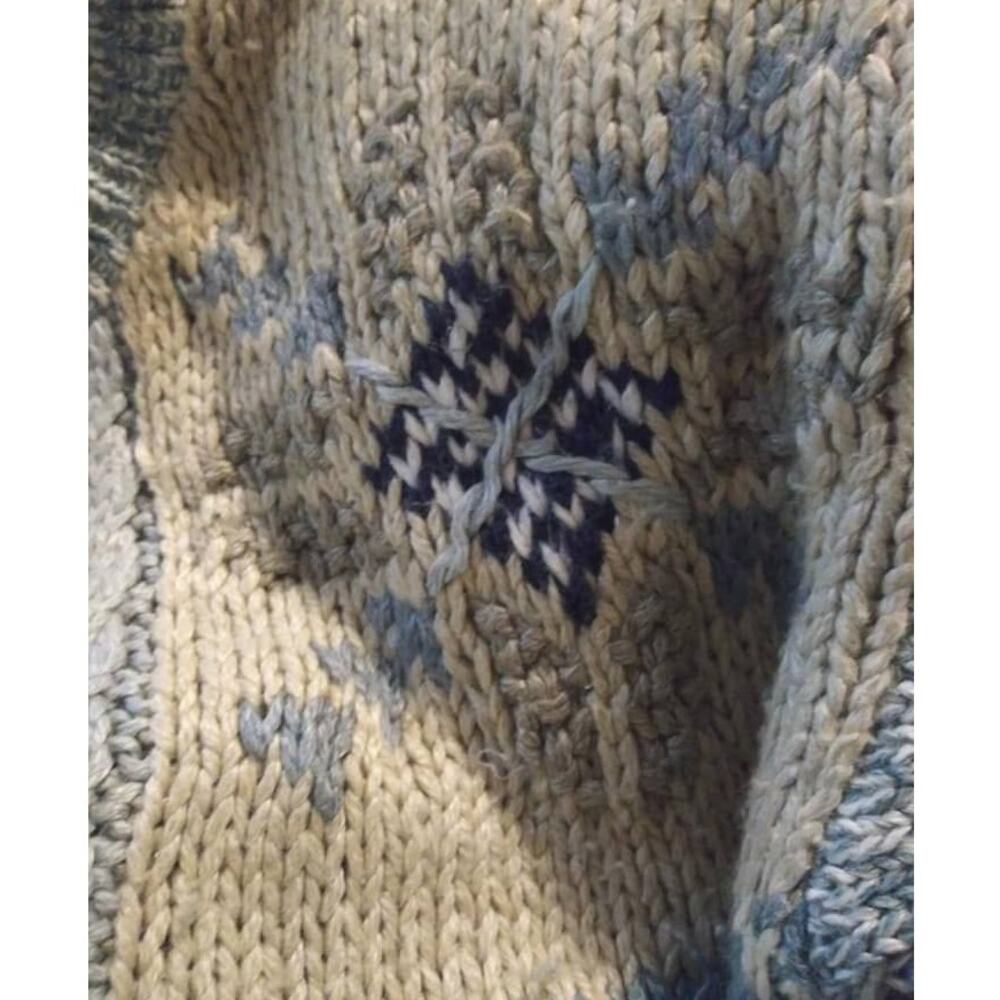 Vintage Classic Elements Blue Patchwork Pattern G… - image 5